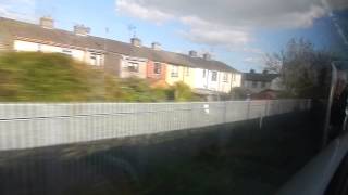 preview picture of video 'Irish Rail Train A457 to Limerick Junction Leaving Cahir on Jointed Track on Saturday 201304-27 1731'