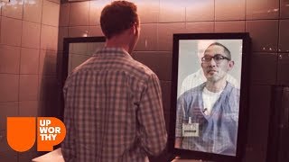 A Bar Mirror that Looks Out for You?!