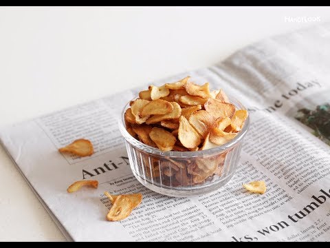 마늘칩만들기( How to make garlic chip)_ by handycook