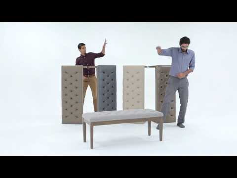 Saxon Ottoman Bench Video 1