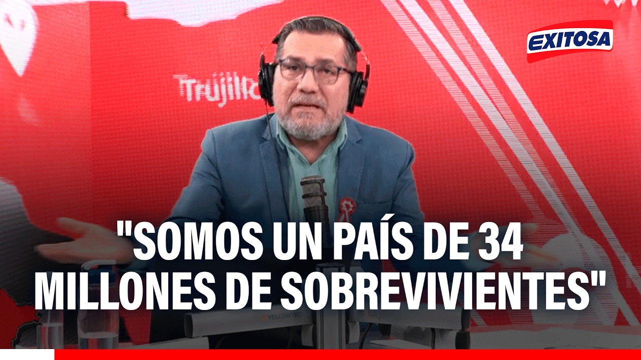 🔴🔵 Manuel Rosas reflexiona sobre el Perú: "Somos un país de 34 millones de sobrevivientes"