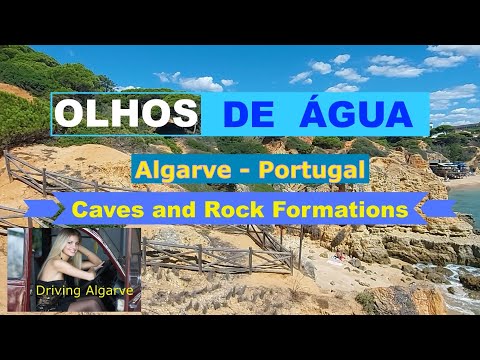 OLHOS DE AGUA (Algarve Portugal) caves and rock formations - many ppl did not see before 10/2022 HD