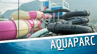 Aquaparc Le Bouveret - All Water Slides (Tous les toboggans) GoPro Onride POV