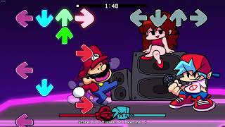 Cover art for fnf vs speedrunner mario- speed demon