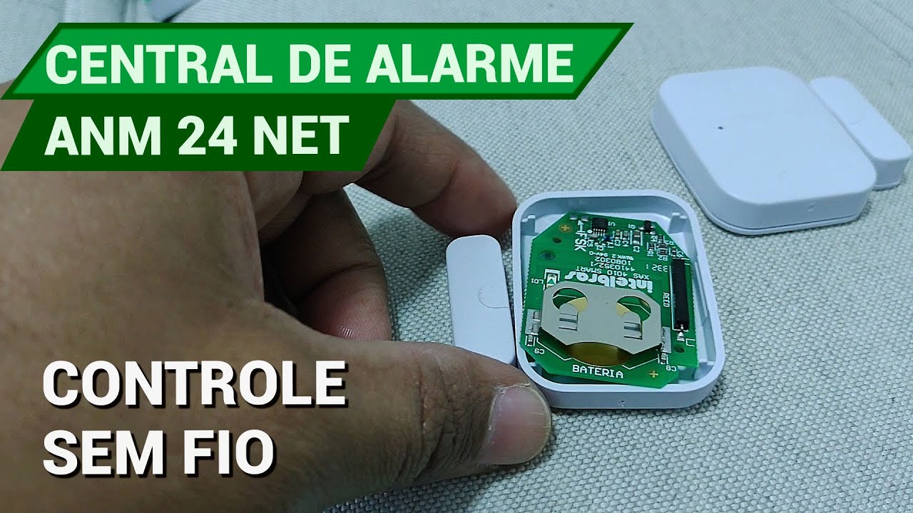 Cadastrar Controle sem fio Central Intelbras ANM 24 Net