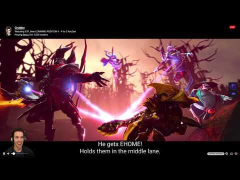 Grubby Reacts to legendry 5 man Dream Coil Dendi