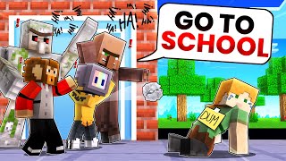 LOGGY GOING TO SCHOOL TO STUDY | MINECRAFT