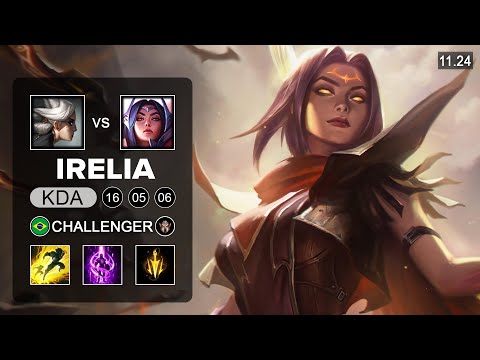 Irelia Top vs Camille - BR Challenger - PreSeason 12 Patch 11.24