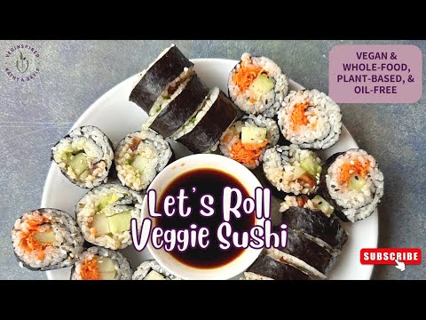 Easy Homemade Veggie Sushi Rolls Anyone Can Make!