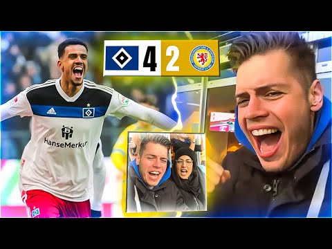 Hamburger SV vs Braunschweig - Stadionvlog 🔥🔥 Was ein SPIEL!! ⚽