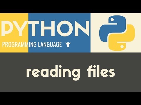 Reading Files | Python | Tutorial 28