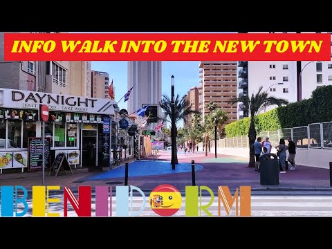 Benidorm Info Walk!☀️💬🇪🇦 Hotel Pueblo, Buddies Bar, The Square, Voices & Much More!🎤🍻🏨🥐 #benidorm