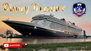 The Disney Treasure's Arrival: A Sight to Behold
