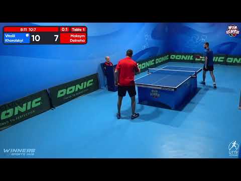 00:30 Vitalii Khorolskyi 0-3 Maksym Deineha West 5 WIN CUP 30.10.2022 | TABLE TENNIS WINCUP