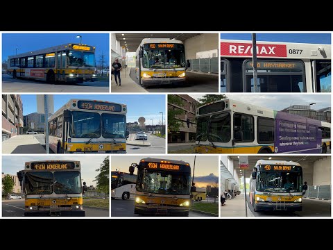 Yoshi’s Every SINGLE Route 450/450W Timeline Ride Collection [December 2019 - August 2022] - [MBTA]