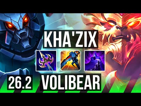 KHA'ZIX vs VOLIBEAR (JGL) | 59K damage | EUW Diamond | 26.2
