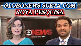 🤣GLOBONEWS SE DESESPERA COM PESQUISA FAVORÁVEL A FLÁVIO BOLSONARO