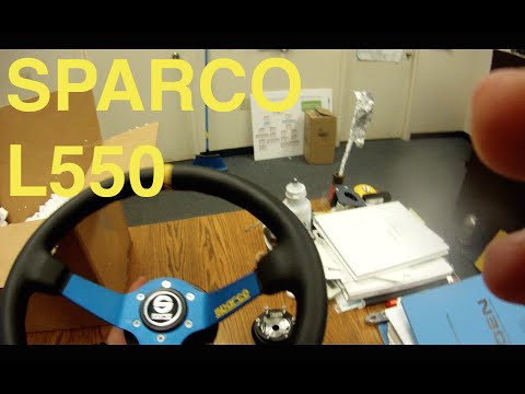 Unboxing: Sparco L550 Steering Wheel w/ NRG 2.5 Quick Release