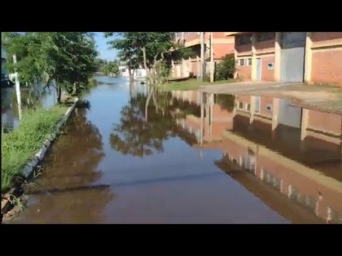 Rio Grande do Sul .Enchente nas ruas de Gravataí  Parque dos anjos caça e pesca.