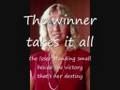 [Lyrics] ABBA-The Winner Takes It All 