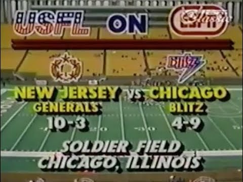 1984 USFL Week 14 - Generals vs. Blitz
