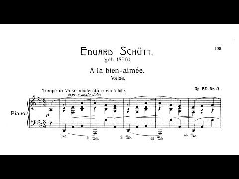 Eduard Schütt | Valse "A la bien-aimée", Op.59/2
