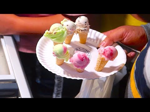 Mini Ice Cream Cones - Bangkok Street Food