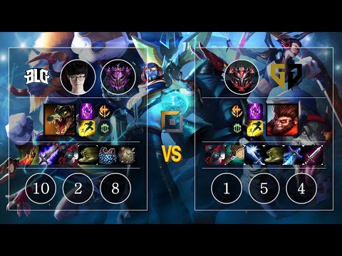 BLG ADD Renekton vs Wukong Top - KR Master Patch 10.10