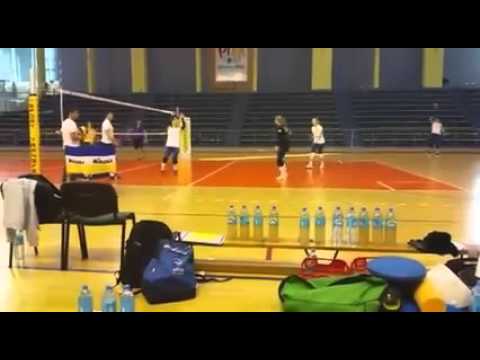 PGE Atom Trefl Sopot rozgrzewka przed sparingiem