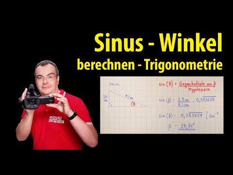 Sinus - Winkel berechnen - einfach erklärt - Trigonometrie | Lehrerschmidt