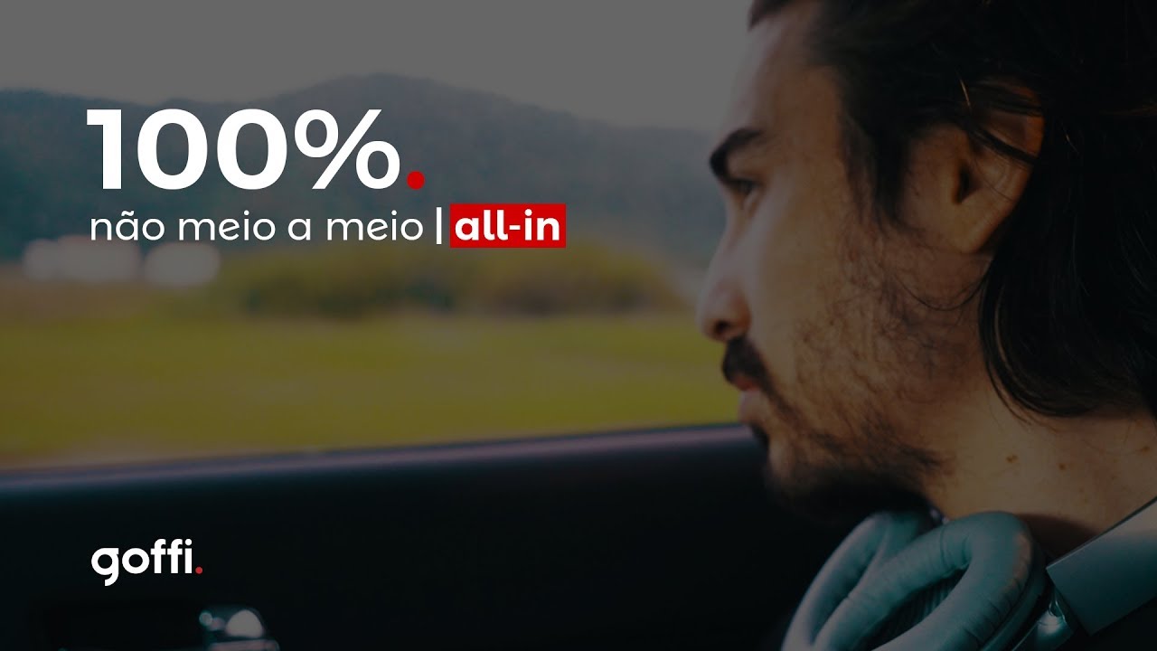 100%. não meio a meio. | all-in