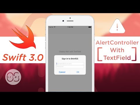 AlertController - Adding TextField : Swift 3