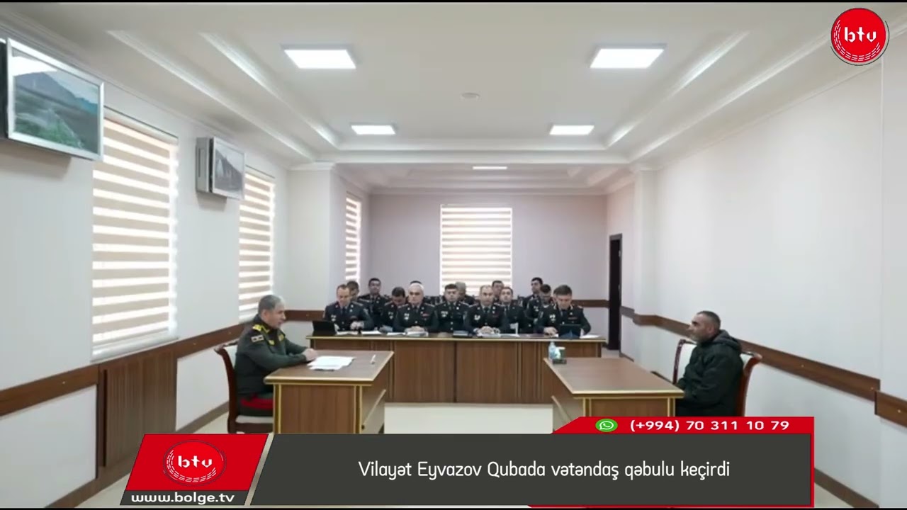 Vilayət Eyvazov Qubada vətəndaş qəbulu keçirdi