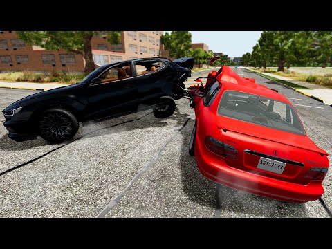 Crazy Slo-Mo Crashes #5 - BeamNG Drive