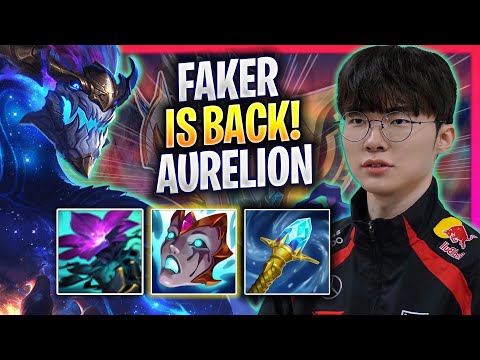 FAKER IS BACK TO KOREA SOLOQ WITH AURELION SOL! - T1 Faker Plays Aurelion Sol vs Ahri! | Season 2024
