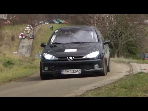 K. Przywara / M. Grabowska - Peugeot 206 GTI - KJS Zimowy Super OeS Barbórka Moszczenica 13-12-2015