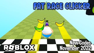 Roblox Fat Race Clicker New Codes November 2022