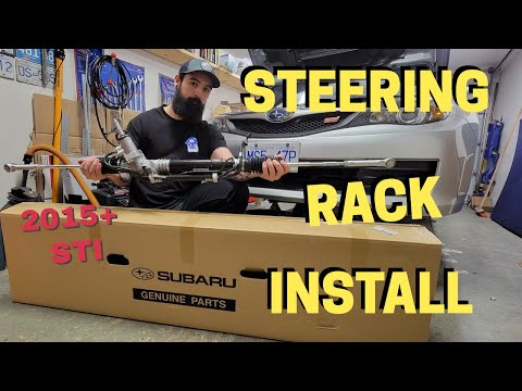 2008-2014 WRX STi Steering Rack Upgrade | 2015+ Rack & Whiteline Bushings/ Cusco Brace