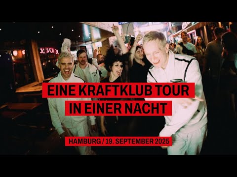 Video Thumbnail: KRAFTKLUB - Wie viele Konzerte schaffen wir in einer Nacht? („Unsterblich sein“ BTS)