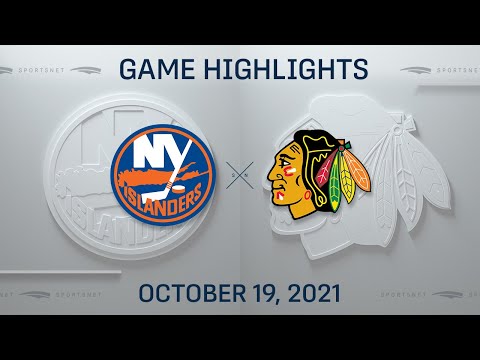 NHL Highlights | Islanders vs. Blackhawks - Oct 19, 2021