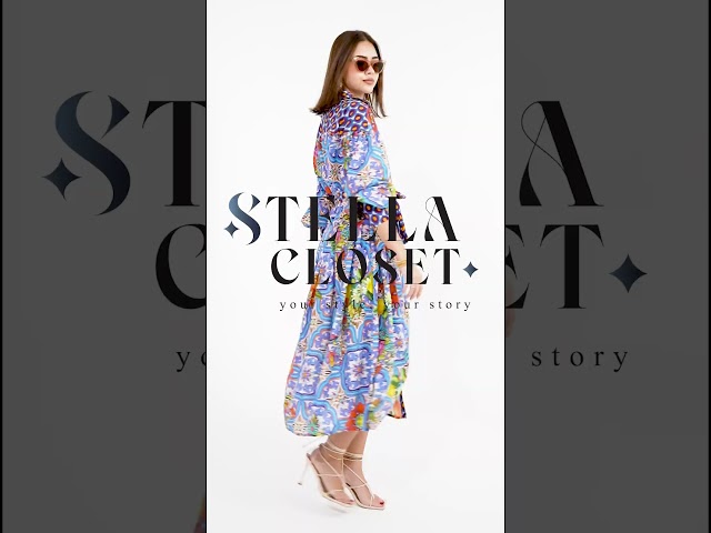 فستان مثالي للمناسبات 2025 - بالون الازرق