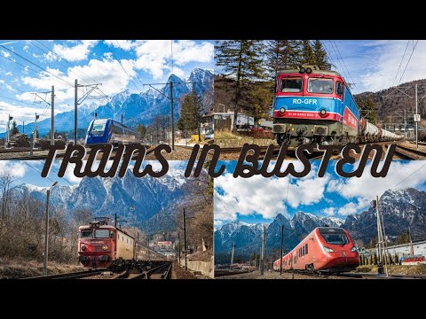 Trains in Bușteni • Prahova Valley • Beautiful Landscapes