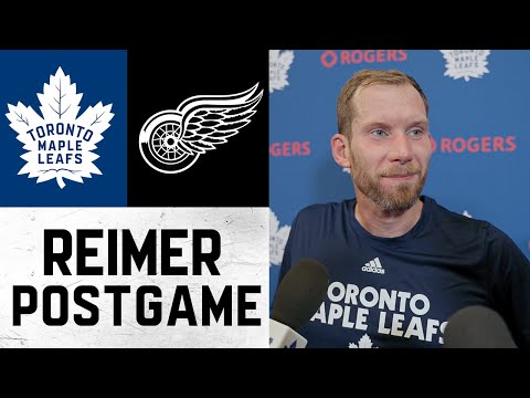 James Reimer | Post Game @ Detroit Red Wings | October 4, 2025
