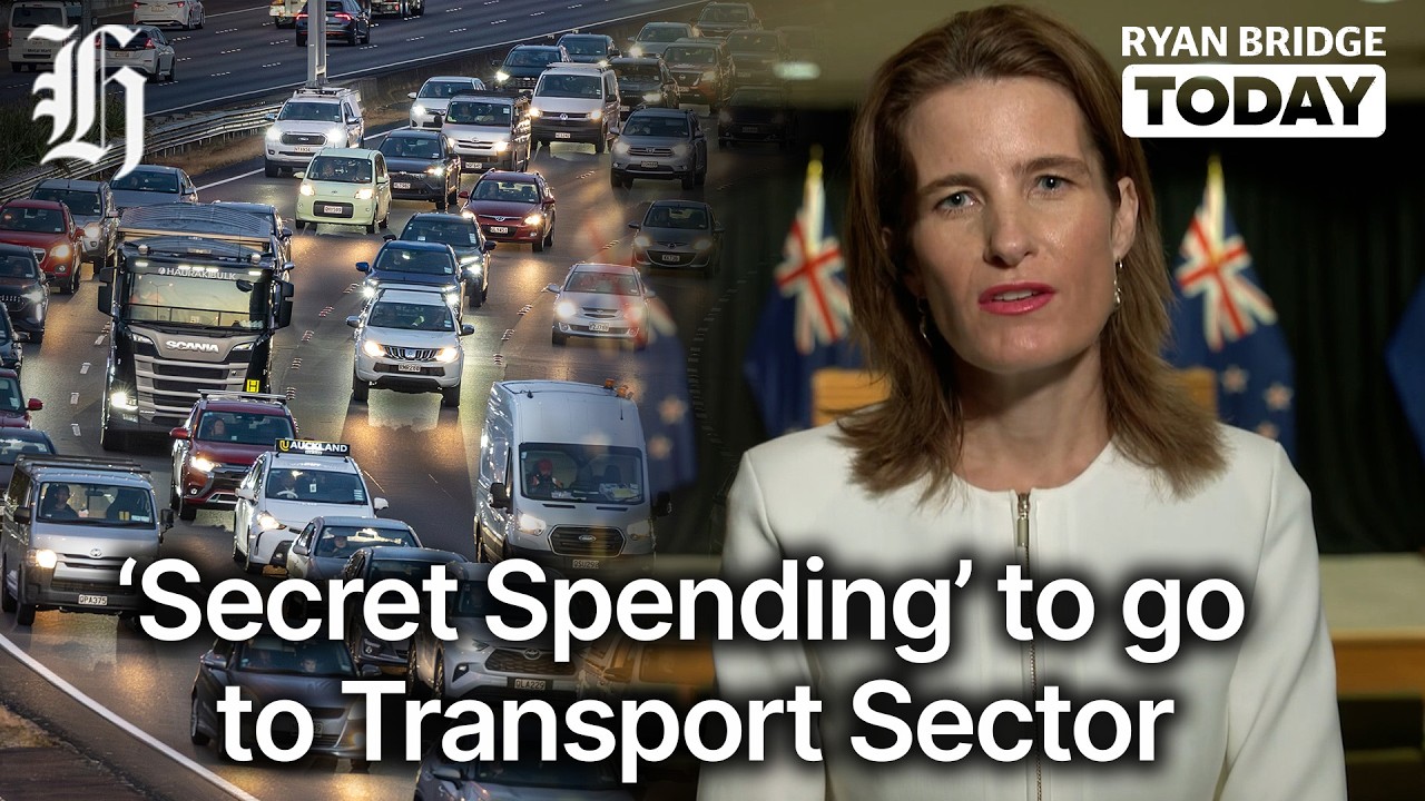 Finance Minister reveals the 'secret spending' is going to transport sector | Ryan Bridge TODAY
