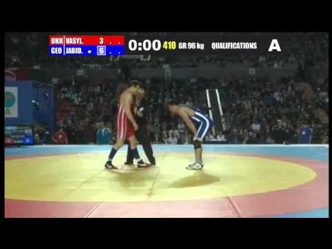 SEC-2013: 96 kg. Vasiliev (UKR) - Jabidze (GEO) 1/16