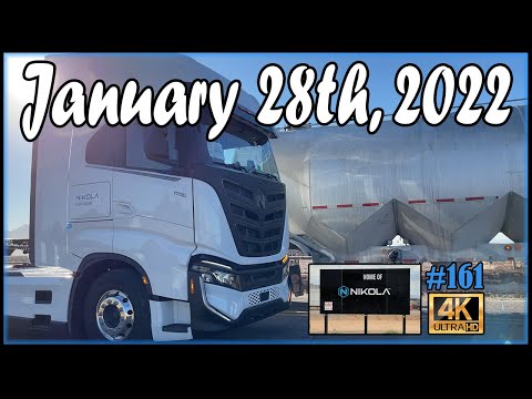 Nikola Semi Pilot Factory Construction Site January 28th, 2022 | Drone Footage of 9:00 AM