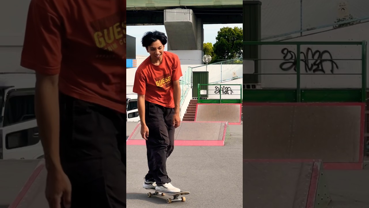 まだ4月なのに若干夏を感じてるスケーターの奴　#スケートボード #スケボー #skateboarding #skateboard