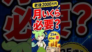 【老後2000万円問題】始める年齢で必要な積立額は3倍変わる？