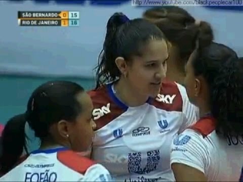 Superliga Feminina de Volei 2012/2013 - São Bernardo 0 x 3 Unilever Sky