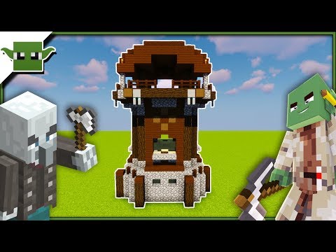 How to Build a Pillager Outpost Watchtower in Minecraft